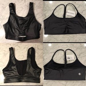 2 NEW XS Sports Bras - NWT Bandier & NWOT VS